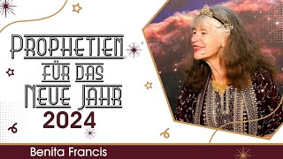 🔴060124  Von Herzen Gottes  Prophetie für neue Jahr 2024  Benita Francis [upl. by Knutson]