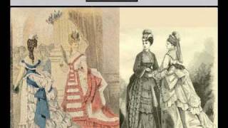 Womens fashions year by year 1795 to 1948 [upl. by Arerrac]