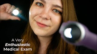 Overenthusiastic Doctor Examines You Ear Exam Palpation Stethoscope 🩺 Medical ASMR Roleplay [upl. by Pember48]