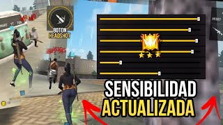 COMO CREAR TU PROPIA SENSIBILIDAD ⚙️  PARA PEGAR TODO ROJO FREE FIRE 👺 [upl. by Chrisman]