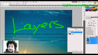 Layers  Photoshop 101 HD  Beginners  lightenupandshoot [upl. by Nievelt]