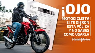 Póliza que ayuda al motociclista llega con ciertos límites [upl. by Wilhelmina]