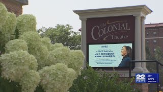 Vice President Kamala Harris arrives in western Massachusetts for Pittsfield campaign fundraiser [upl. by Otsenre]