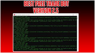 Best Free Roblox Trade Bot V25 [upl. by Atiuqam173]