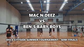 Mac N Deez Vs Ben’s Baby Boys SEMI FINALS 18032024 [upl. by Dud]