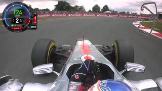 Jenson Button Onboard Lap Great Britain 2011 HD [upl. by Ynnek]