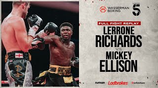 FULL FIGHT LERRONE RICHARDS VS MICKEY ELLISON  BRIGHTON  101123 [upl. by Jarrid]