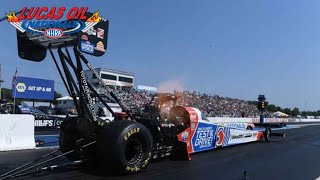 2023 NHRA Lucas Oil Nationals  Top Fuel Eliminations  Brainerd MN [upl. by Jairia666]