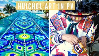 3 HUICHOL ART you did not know about  Mexican indigenous art [upl. by Hamrnand]