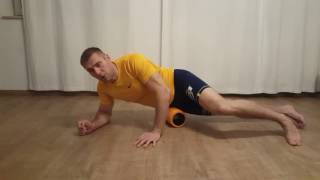 Treat sciatica symptoms using foam roller  Marek Purczynski [upl. by Pudens]