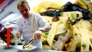 Gordon Ramsay Shows How To Make Fresh Pasta for Tagliatelle and Wild Mushrooms  The F Word [upl. by Omlesna]