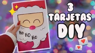 TARJETAS FACILES PARA NAVIDAD l Oye Kenedy [upl. by Sirenay239]