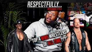 Who Are Your Top 4 WWE Wrestlers  Respectfully Podcast [upl. by Iolanthe54]