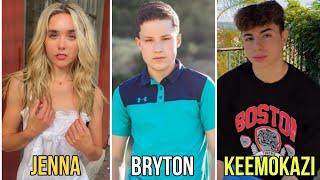 Bryton Myler vs Keemokazi vs Jenna Davis Lifestyle Comparison 2023 RW Facts amp Profile [upl. by Ained682]