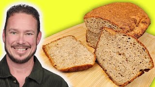 The BEST Keto Bread EVER Gluten Free Healthy Recipe [upl. by Ordnael]