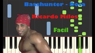 Basshunter  DotA  Ricardo Milos Song  Piano Tutorial [upl. by Able]