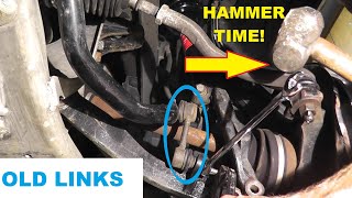 Acura Sway Bar Links or Stabilizer Links  How To Test and Replace with Basic Hand Tools [upl. by Yecnay]