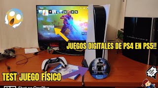 PLAYSTATION 5 como funciona la retrocompatibilidad con PS4 físico y digital Juega lo de PS4 en PS5 [upl. by Mulloy]