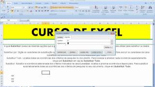 LOCALIZAR e SUBSTITUIR palavra texto Excel Função Procurar AutoFiltro Extrair texto Planilha Concurs [upl. by Adni]