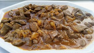 HÍGADO DE CERDO ENCEBOLLADOBEATRIZ COCINA [upl. by Zzaj711]