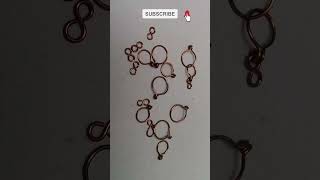 How to make simple circle link bracelet shortsvideo diy handmade youtubeshorts [upl. by Aitan]