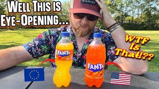 European vs American FANTA Comparison amp Taste Test Shocking Quality DIFFERENCE [upl. by Layod199]