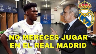 ENCONTRONAZO EN VALDEBEBAS  FLORENTINO MANDÓ UN AVISO A TCHOUAMÉNI  NOTICIAS DEL REAL MADRID HOY [upl. by Ezmeralda]