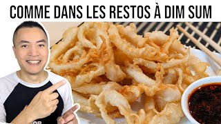 CALAMARS FRITS STYLE DIM SUM  FRIED SQUID  HOP DANS LE WOK [upl. by Libove]