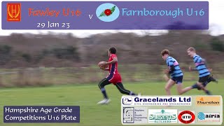 Fawley U16 v Farnborough U16 29123 Full Match [upl. by Aicatsanna]