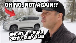 2021 Lexus GX460 OffRoading Review in the Snow [upl. by Fusco]