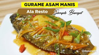 RESEP GURAME ASAM MANIS NANAS DIJAMIN BIKIN KETAGIHAN [upl. by Furiya]