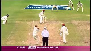 Hoggard Hat Trick against West Indies [upl. by Aldus]