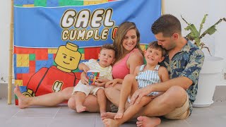 GAEL CUMPLE 4 🎂FIESTA CUMPLEAÑOS SORPRESA LEGO 🧩 Vlog Happy Ohana [upl. by Anerul80]