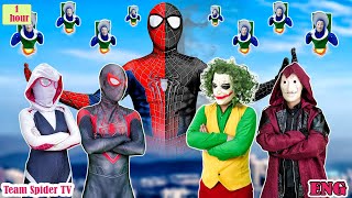 What If 7 Spider man amp JOKER in 1 HOUSERED SpiderMan is kidnapped by JOKER amp Become a BAD HERO p2 [upl. by Eneleh845]