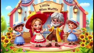 Little Miss Muffet Nursery Rhyme  Fun Kids Songs and Nursery Rhymes [upl. by Jos]