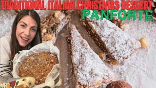 A TRADITIONAL ITALIAN CHRISTMAS CAKE PANFORTE [upl. by Savory]