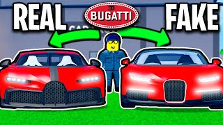 FAKE Mechanic Swaps Bugatti For Counterfeit In Roblox Car Dealership Tycoon RP [upl. by Eran]