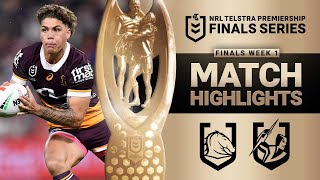 NRL 2023  Broncos v Storm  Match Highlights [upl. by Laemaj277]