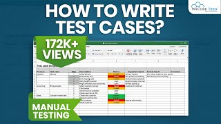 LIVE PROOF 🔴 How to Write Test Cases in Manual Testing with Example  Complete Tutorial [upl. by Jahdal]