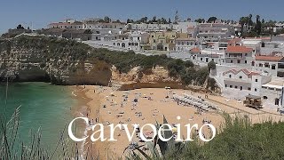 ALGARVE Carvoeiro town amp beach Portugal [upl. by Suoirred13]