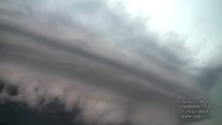 June 17 2012 Watertown SD Supercell Chase [upl. by Vassar329]