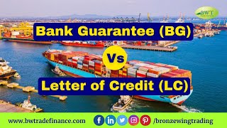 Difference Between Bank Guarantee BG vs Letter of Credit LC [upl. by Halfdan315]