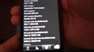 Goophone I5 II V2 quad core MTK6589 Android 42 Phone Benchmark Test [upl. by Atilamrac649]