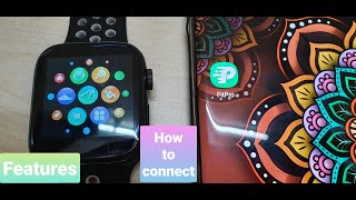 How to connect T55 Smartwatch with Fitpro app and features of fitpro  Smartwatch T55 [upl. by Tirzah]