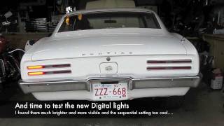 1968 Pontiac Firebird Digital Taillight Installation [upl. by Annair]