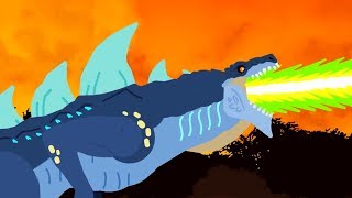 Godzilla Earth vs Zilla Jr preview  DinoMania  Godzilla Cartoons [upl. by Sucramat951]