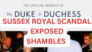 SUSSEX SCANDAL EXPOSED  WHAT IS REALLY GOING ONroyal meghanandharry meghanmarkle [upl. by Hildy]