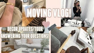 FINALLY SETTLING IN NO BOXES TOUR amp MORE MOVING VLOG 2  Lauren Elizabeth [upl. by As]