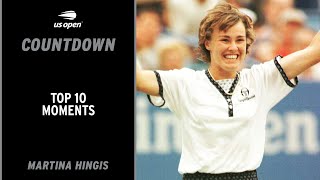 Martina Hingis  Top 10 Moments  US Open [upl. by Shelbi814]