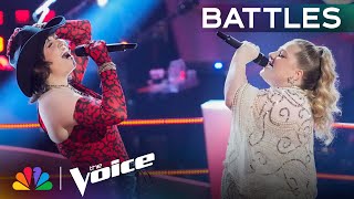 Jackie Romeo and Olivia Rubinis Electrifying Version of quotEdge of Seventeenquot  The Voice Battles [upl. by Erdei]